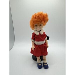Vintage The World Of Annie 1982 Little Orphan Annie 6" Doll Knickerbocker Toy